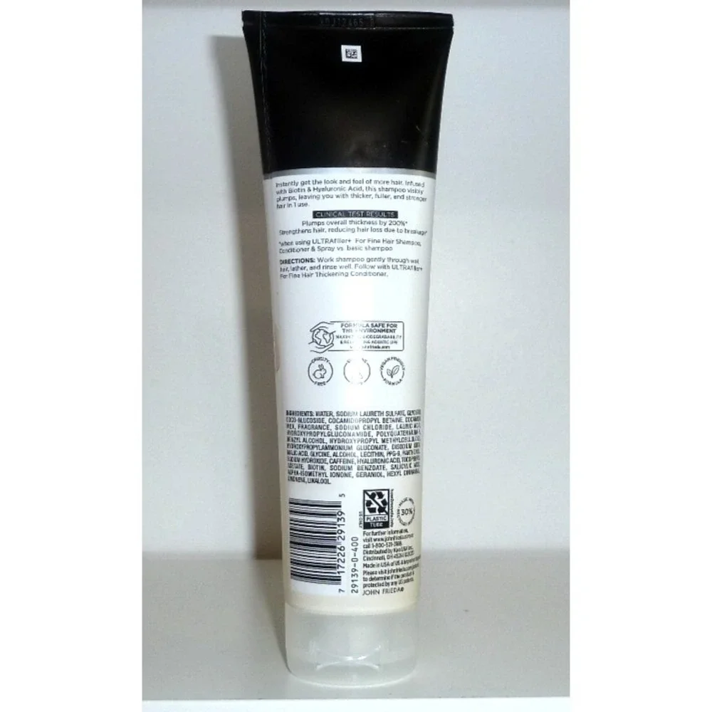 5 PK John Frieda ULTRA Filler Thickening Shampoo For Fine Hair 10 FL OZ each LOT